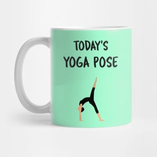 Today's Yoga Pose - One-Legged Wheel Mug